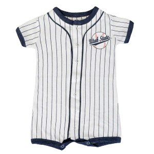 Infant Utah State Baseball Romper